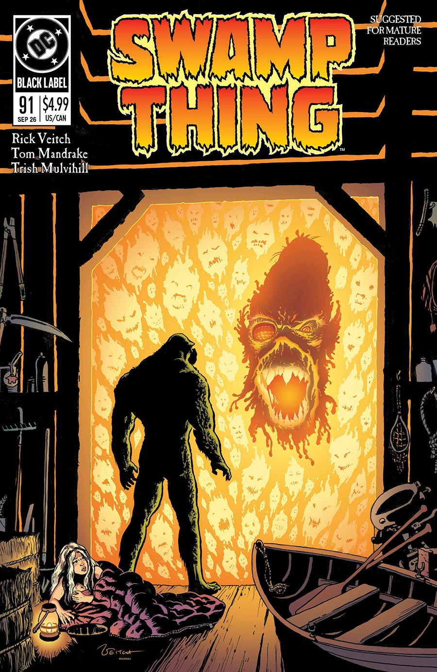 Swamp Thing 1989 #4 Cover A Regular Rick Veitch Cover