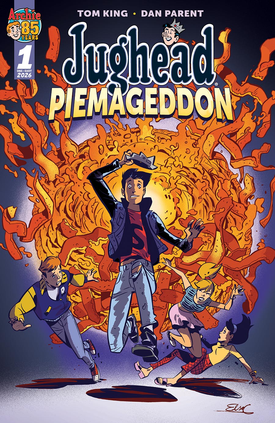 Jughead Piemageddon #1 (One Shot) Cover C Variant Elsa Charretier Cover