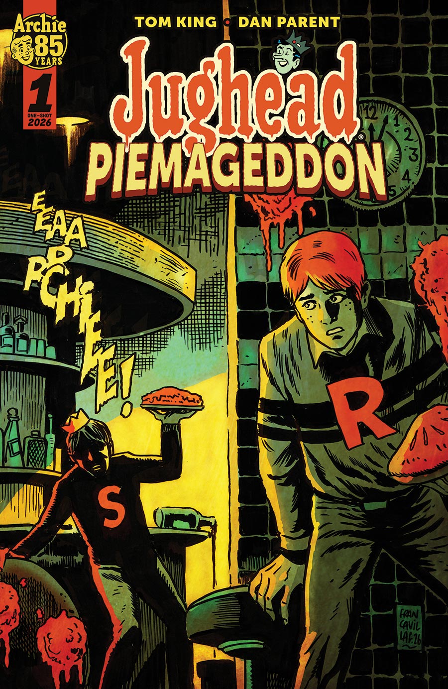 Jughead Piemageddon #1 (One Shot) Cover F Incentive Francesco Francavilla Variant Cover