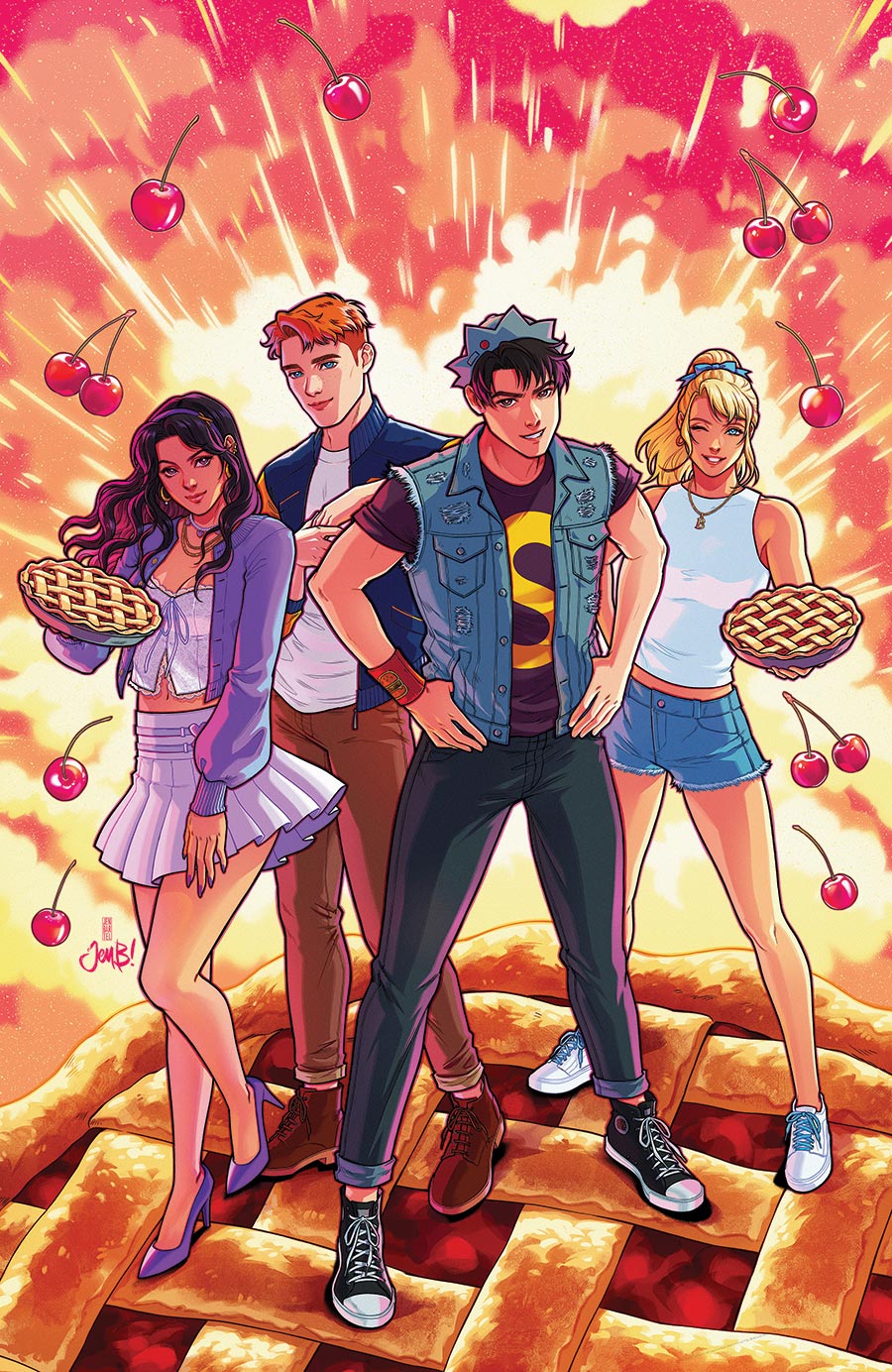 Jughead Piemageddon #1 (One Shot) Cover H Variant Jen Bartel Foil Virgin Cover