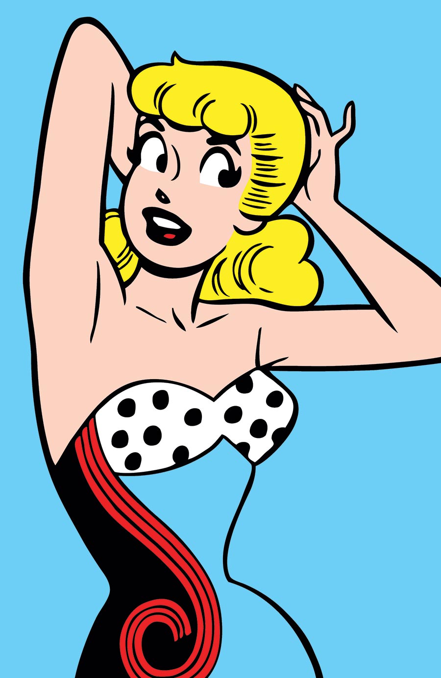 Archie Comics 85th Anniversary Presents Betty & Veronica Swimsuit Special #1 (One Shot) Cover E Variant DeCarlo Betty Pin-Up Silver Foil Virgin Cover