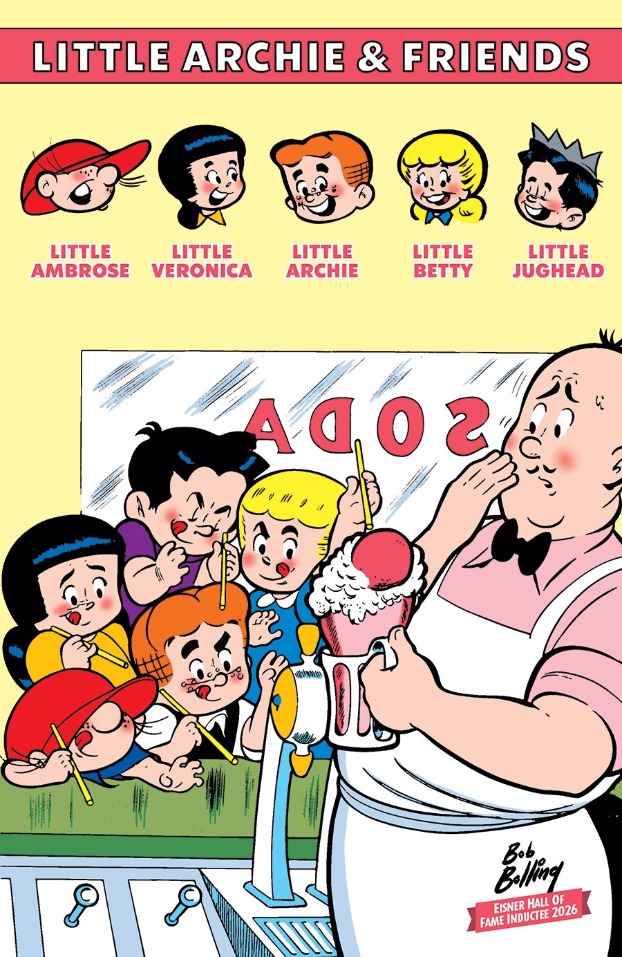 Archie Facsimile #16 Little Archie 1 Cover F Variant Bob Bolling Pops Foil Virgin Cover