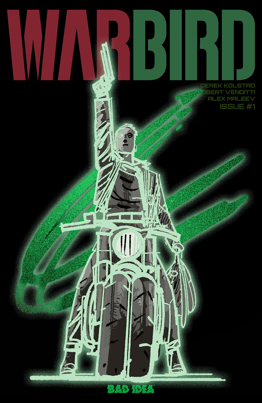 Warbird #1 Cover D Variant Alex Maleev Glow-In-The-Dark Cover