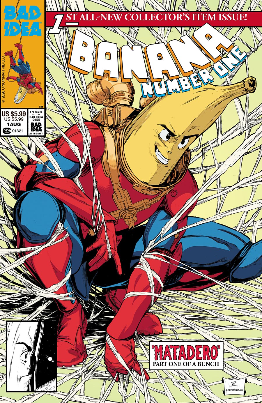 Banana Number One #1 (One Shot) Cover F Incentive Raymond Gay Homage Variant Cover