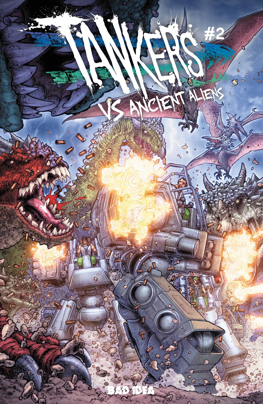 Tankers vs Ancient Aliens #2 Cover C Variant Juan Jose Ryp Cover