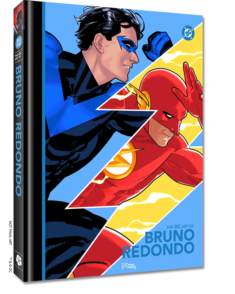 DC Art Of Bruno Redondo HC Direct Market Nightwing & Flash Variant Cover