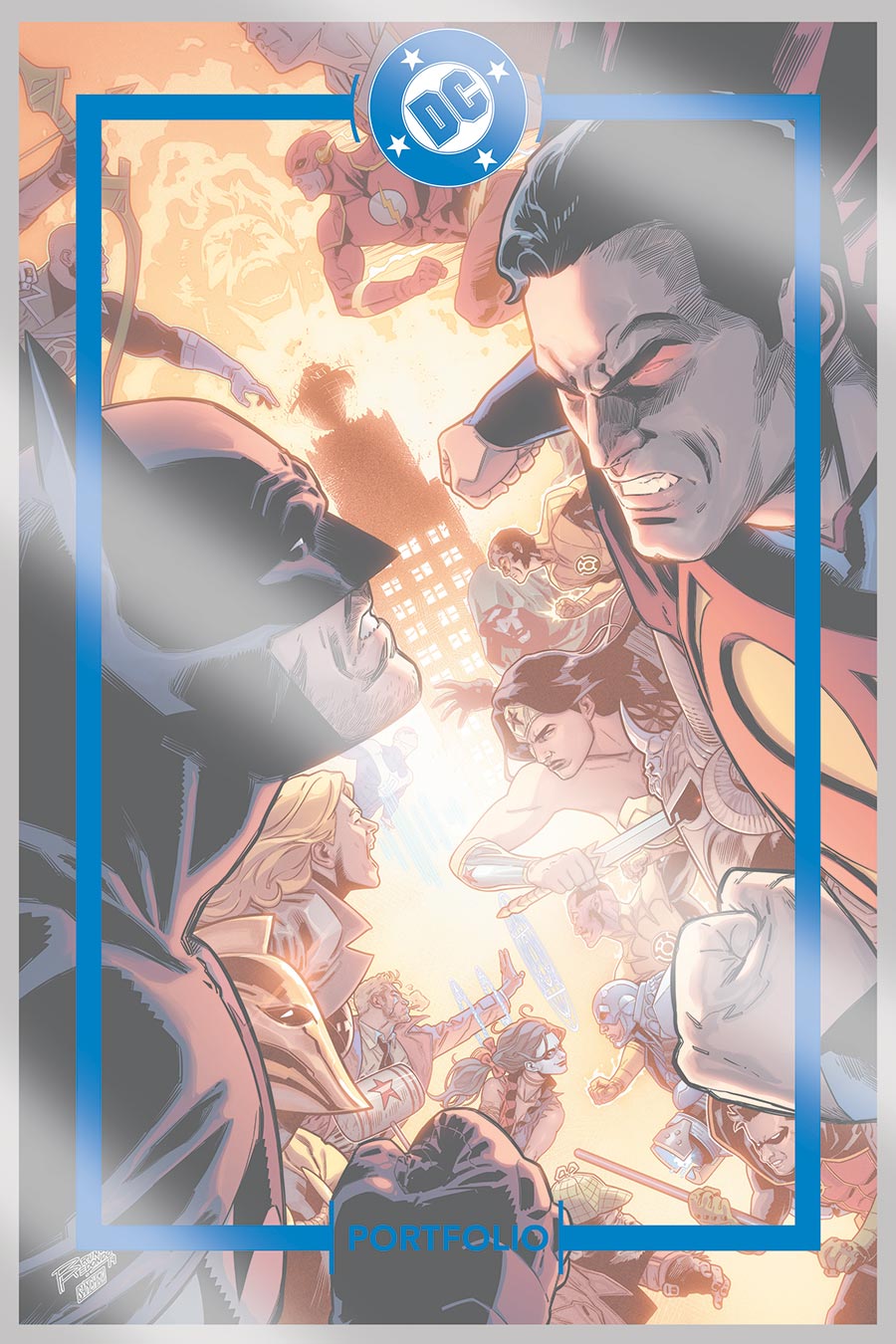 DC Portfolios Of Bruno Redondo 9-Print Set - DC Universe