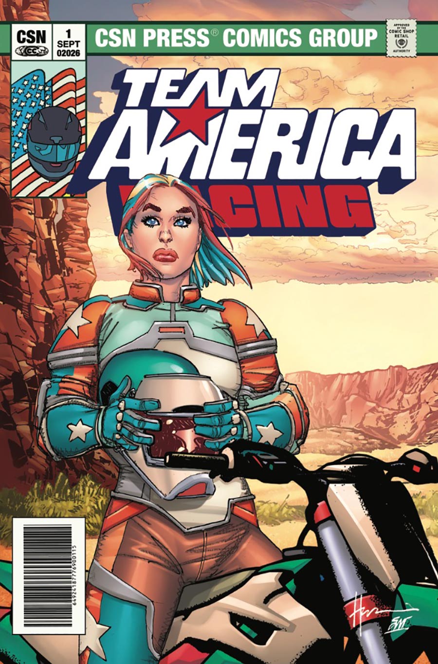 Team America Racing Full Throttle Edition #1 (One Shot) Cover A Regular Howard Chaykin Cover