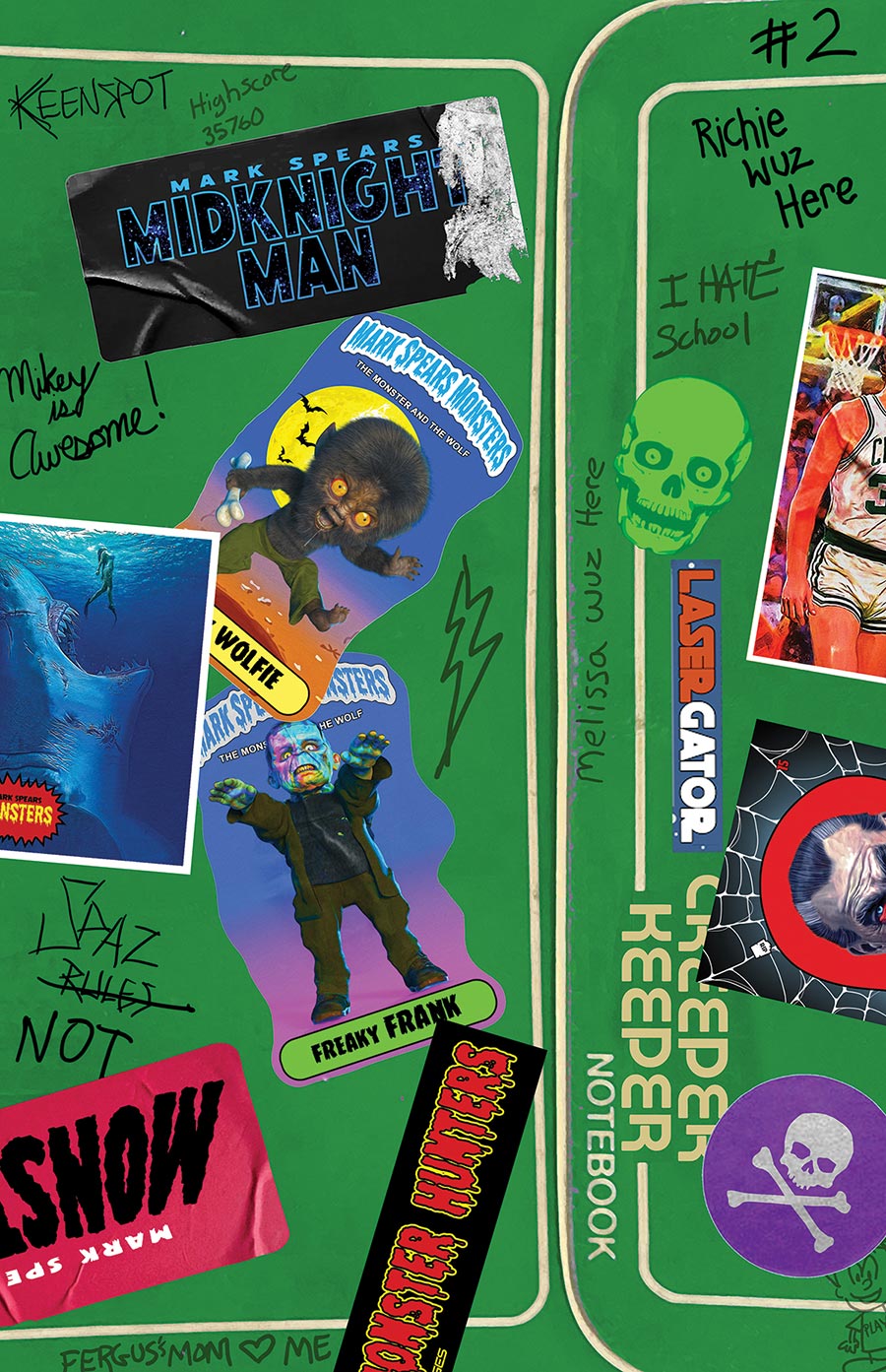 Mark Spears MidKnight Man #2 Cover F Incentive Mark Spears Creeper Keeper Spot Gloss Variant Cover