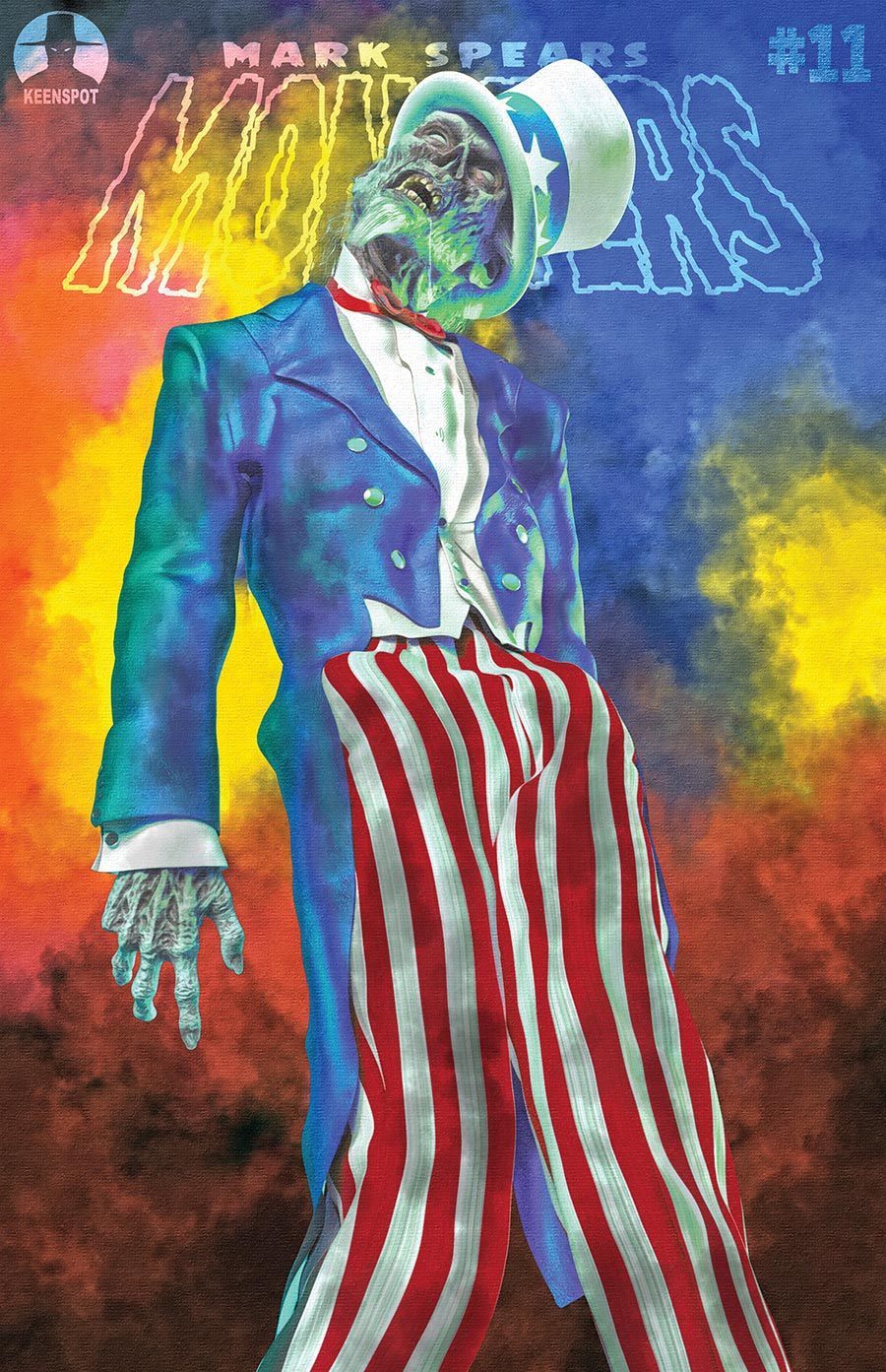 Mark Spears Monsters #11 Cover D Variant Mark Spears Red White & Dead Cover