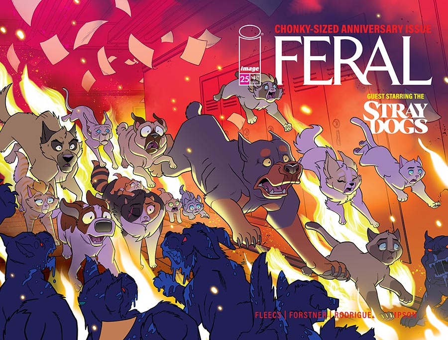 Feral #25 Cover A Regular Tony Fleecs Trish Forstner & Tone Rodriguez Wraparound Cover
