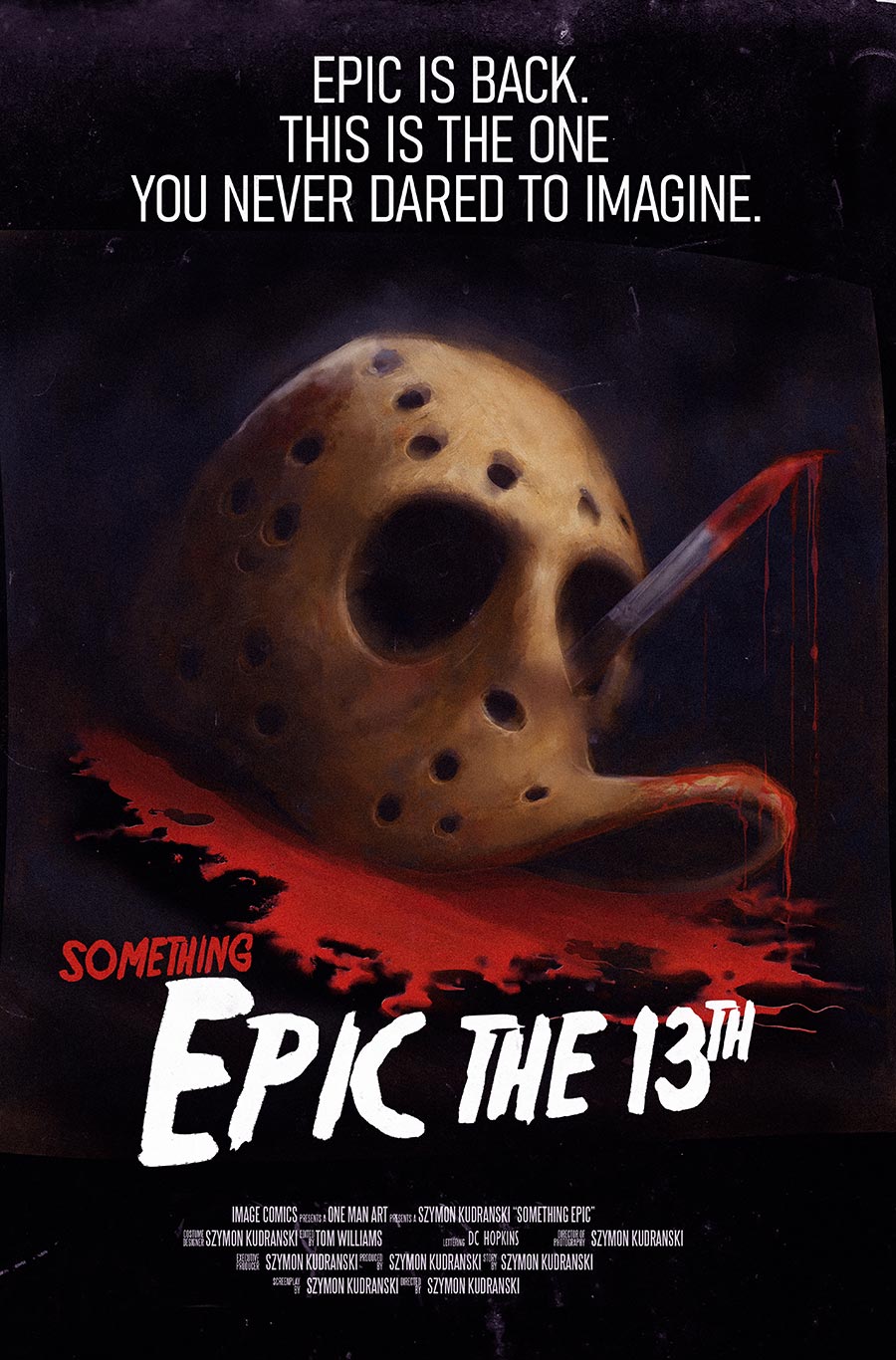 Something Epic #13 Cover C Variant Szymon Kudranski Friday The 13th Homage Cover