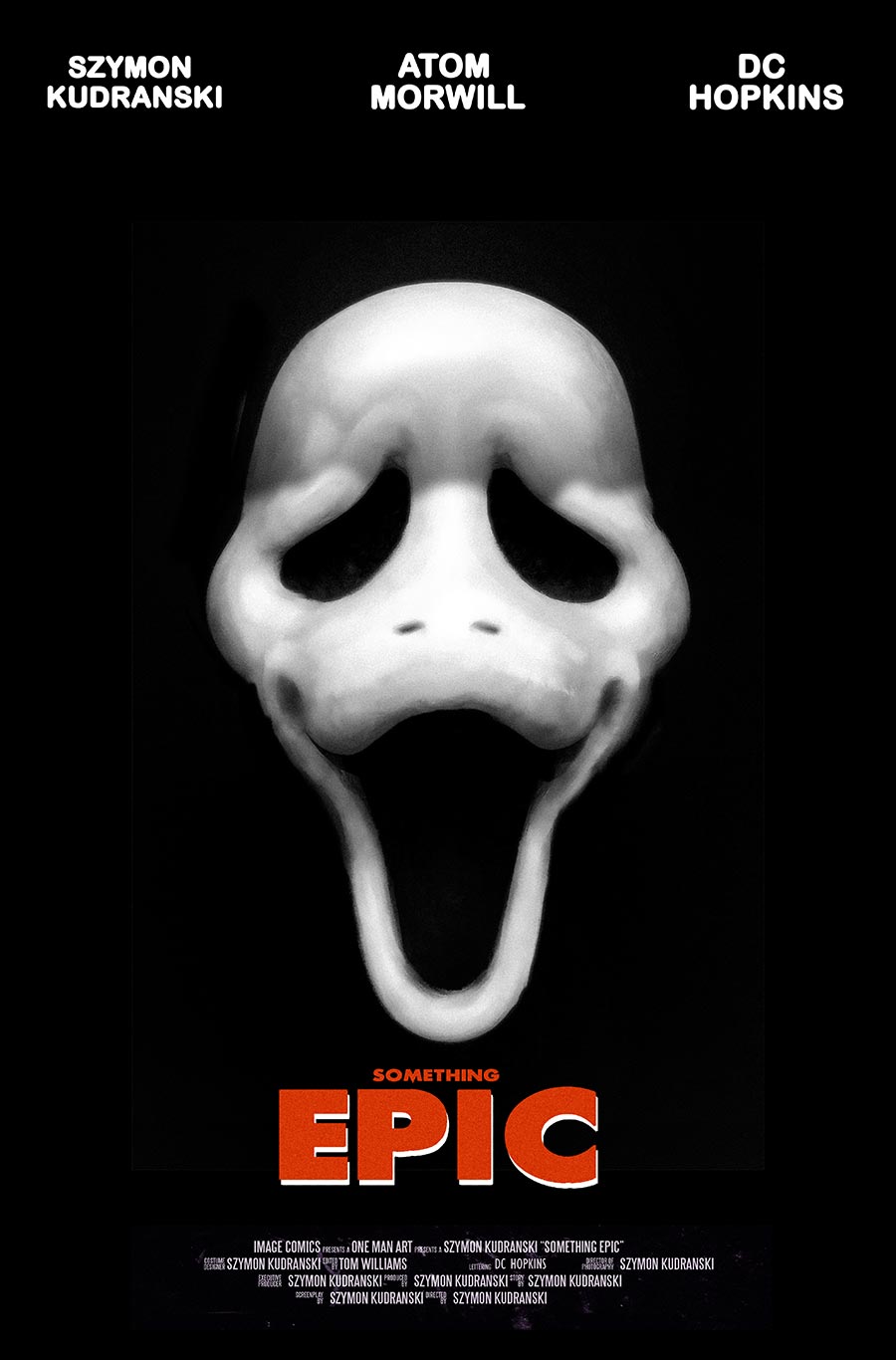 Something Epic #13 Cover E Variant Szymon Kudranski Scream Homage Cover