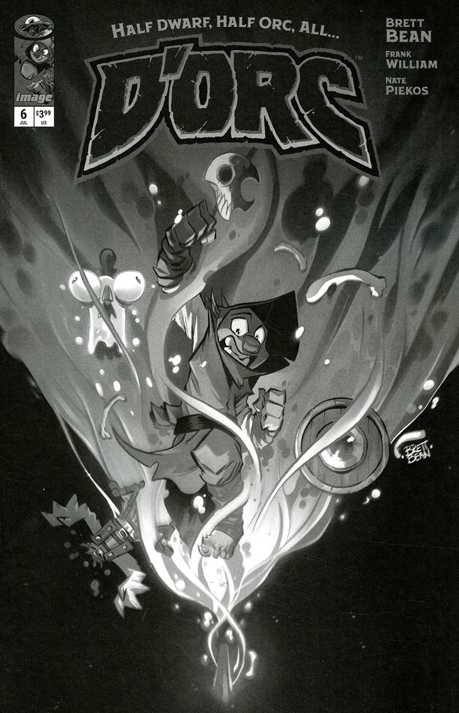 Dorc #6 Cover C Incentive Brett Bean Black & White Cover