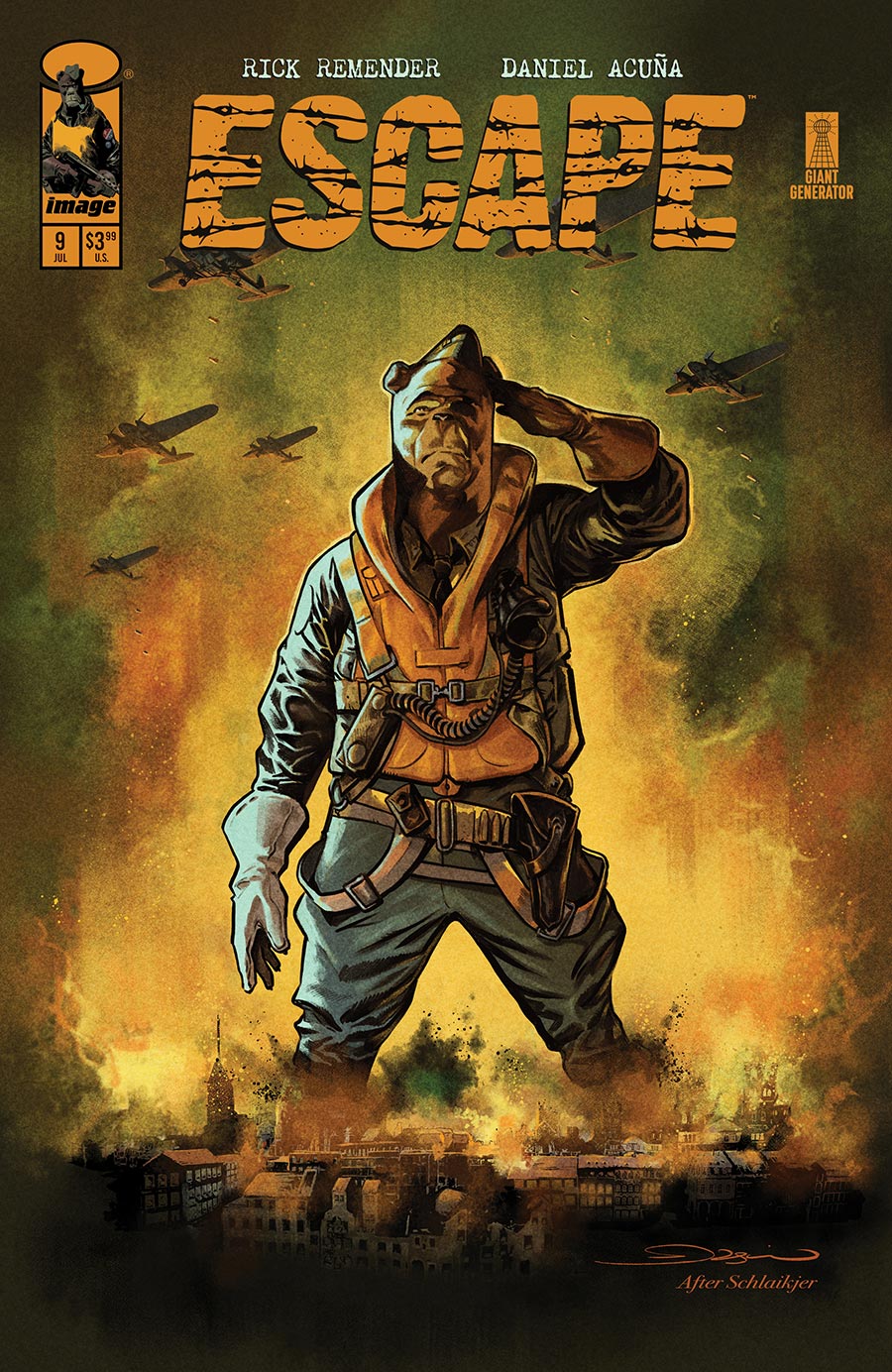 Escape #9 Cover B Variant Fernando Dagnino Cover