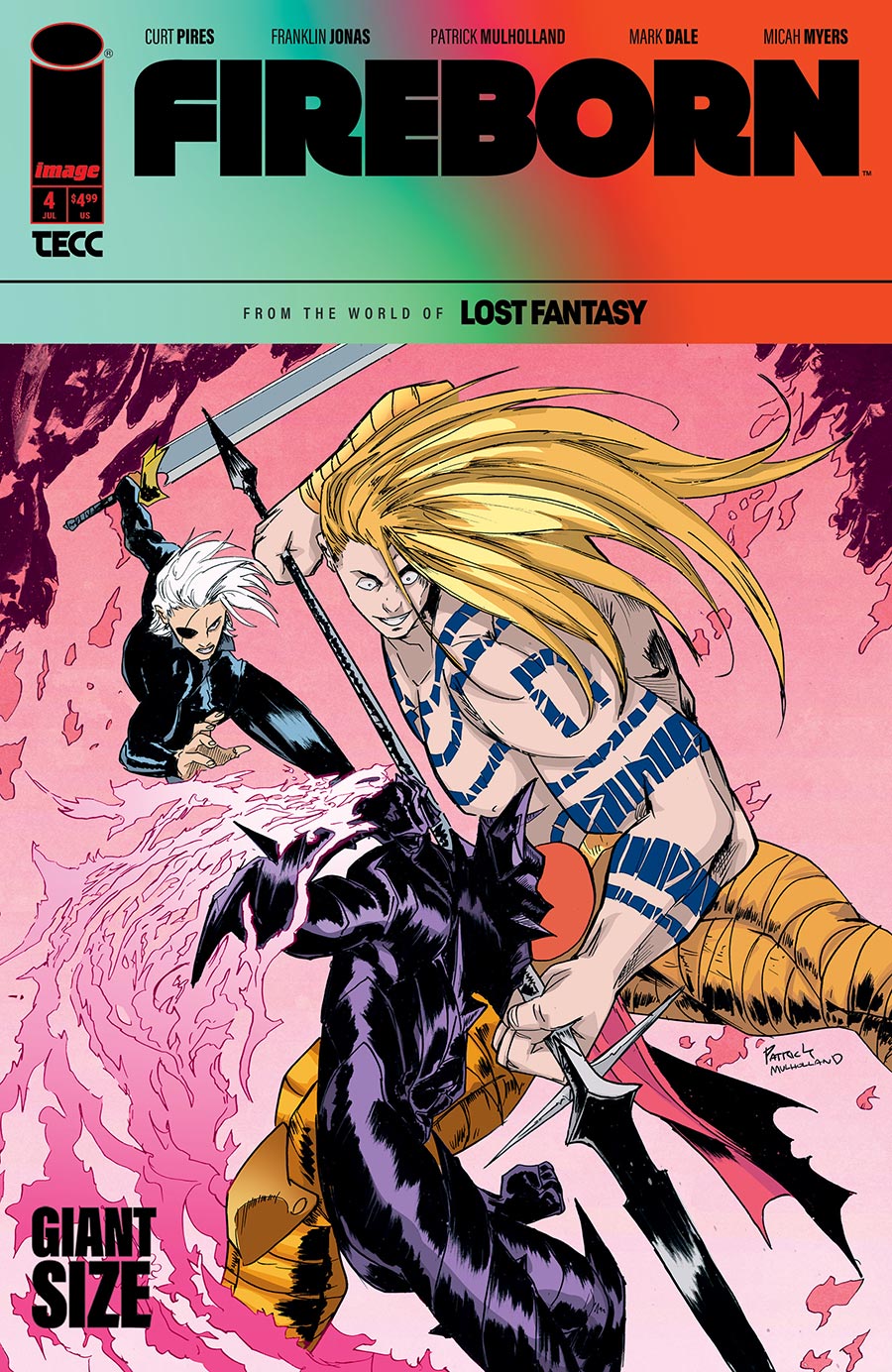 Fireborn #4 Cover A Regular Patrick Mulholland 1 Cover (From The World Of Lost Fantasy)