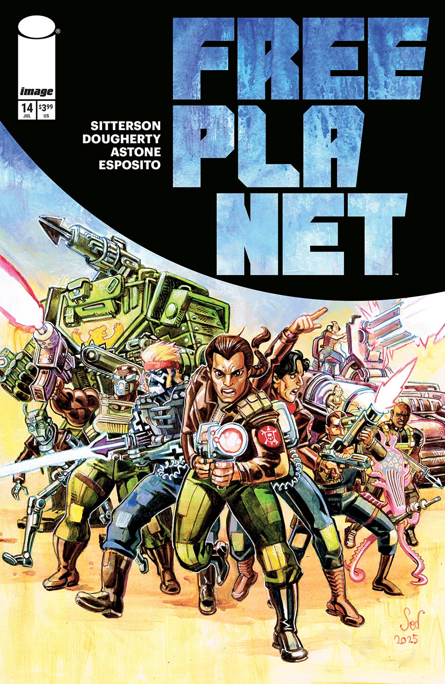 Free Planet #14 Cover A Regular Jed Dougherty Cover