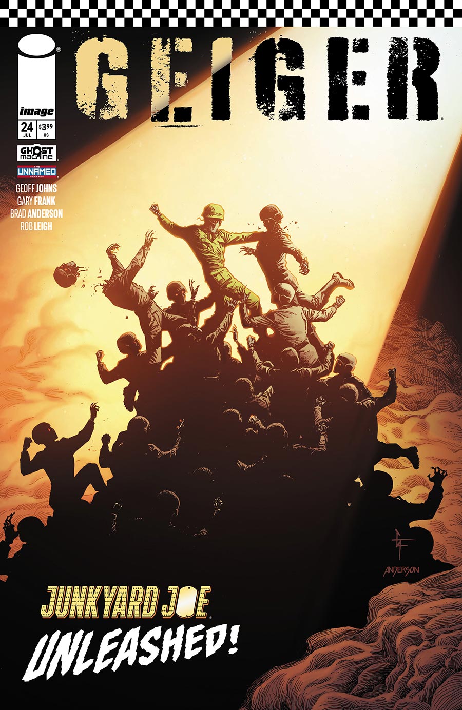 Geiger Vol 2 #24 Cover A Regular Gary Frank & Brad Anderson Cover