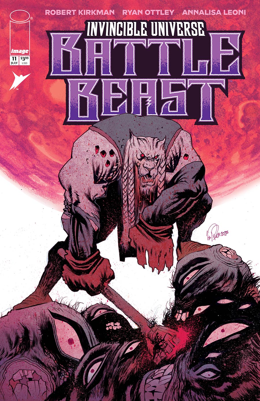 Invincible Universe Battle Beast #11 Cover D Incentive James Harren Variant Cover