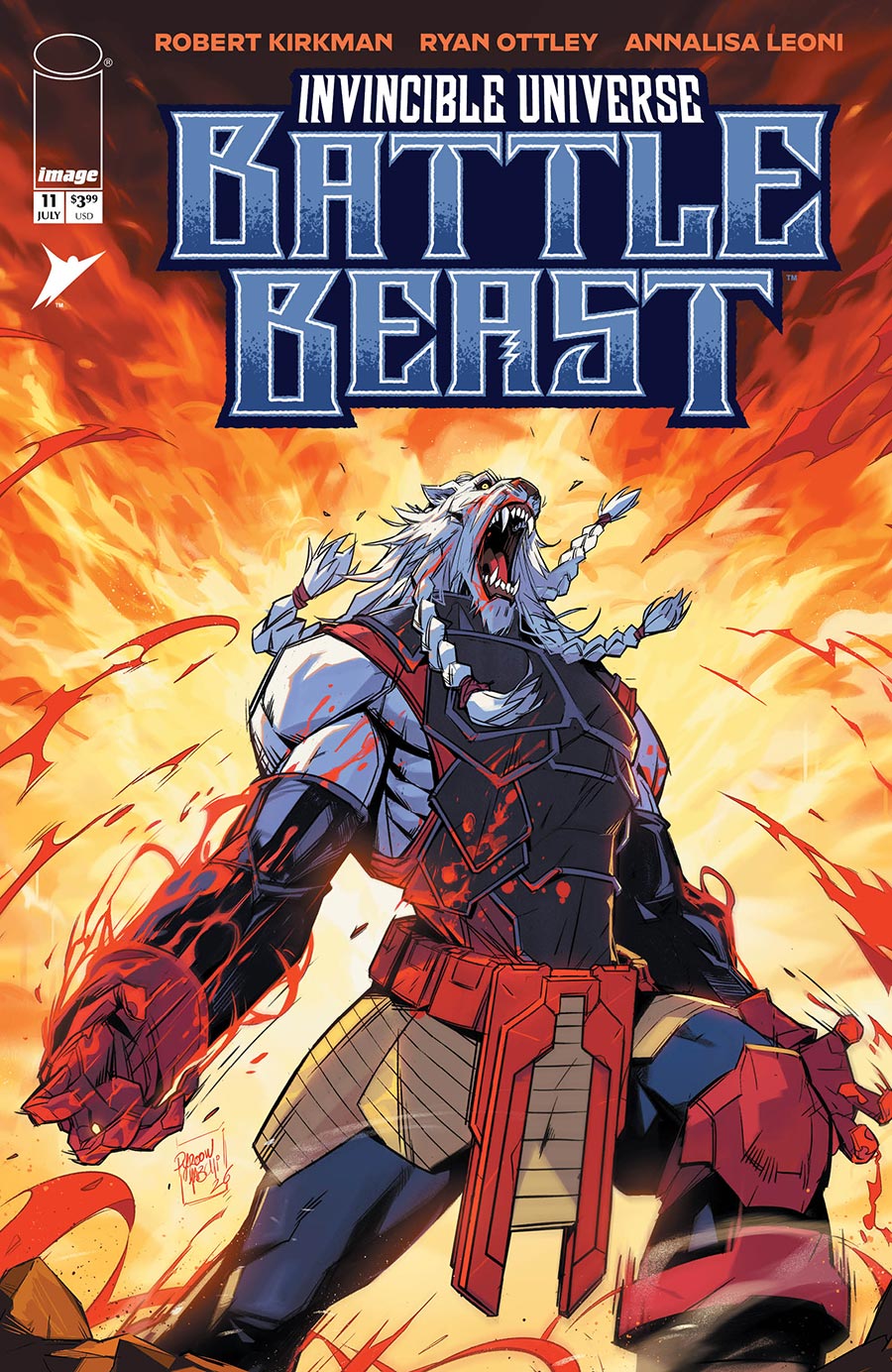 Invincible Universe Battle Beast #11 Cover E Incentive Hicham Habchi Variant Cover