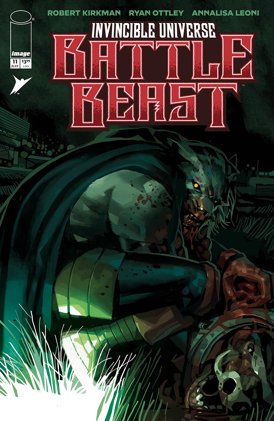 Invincible Universe Battle Beast #11 Cover F Incentive Lorenzo De Felici Variant Cover