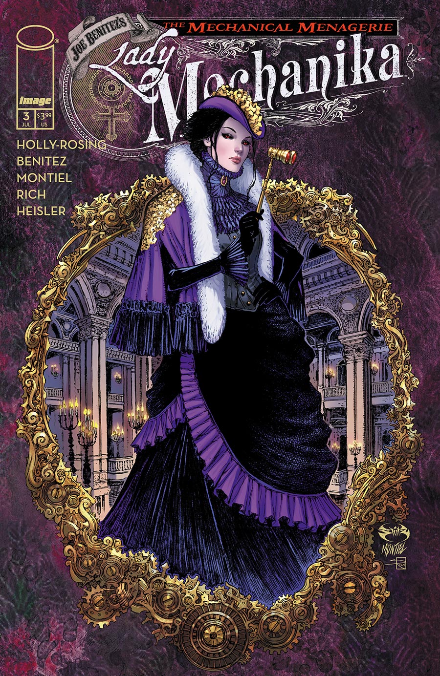 Lady Mechanika The Mechanical Menagerie #3 Cover A Regular Joe Benitez Martin Montiel & Sabine Rich Cover