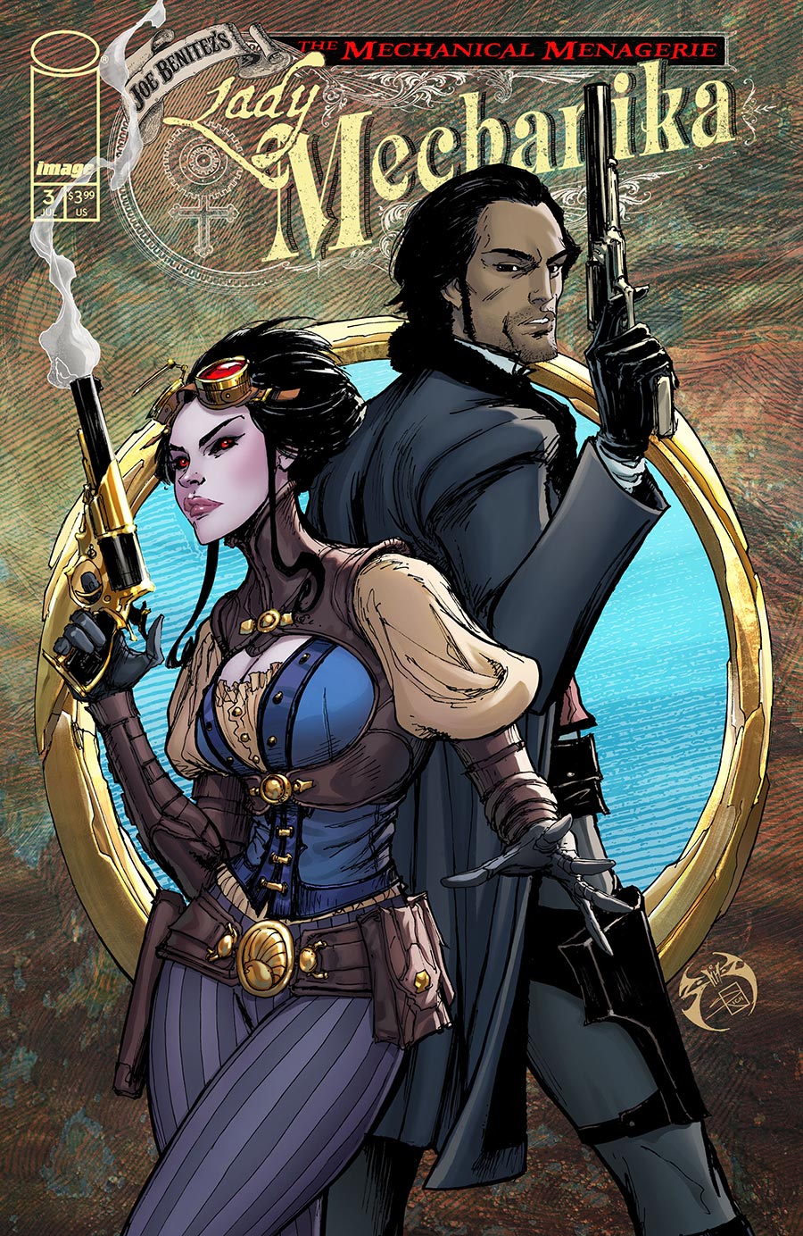 Lady Mechanika The Mechanical Menagerie #3 Cover B Variant Joe Benitez & Sabine Rich Cover