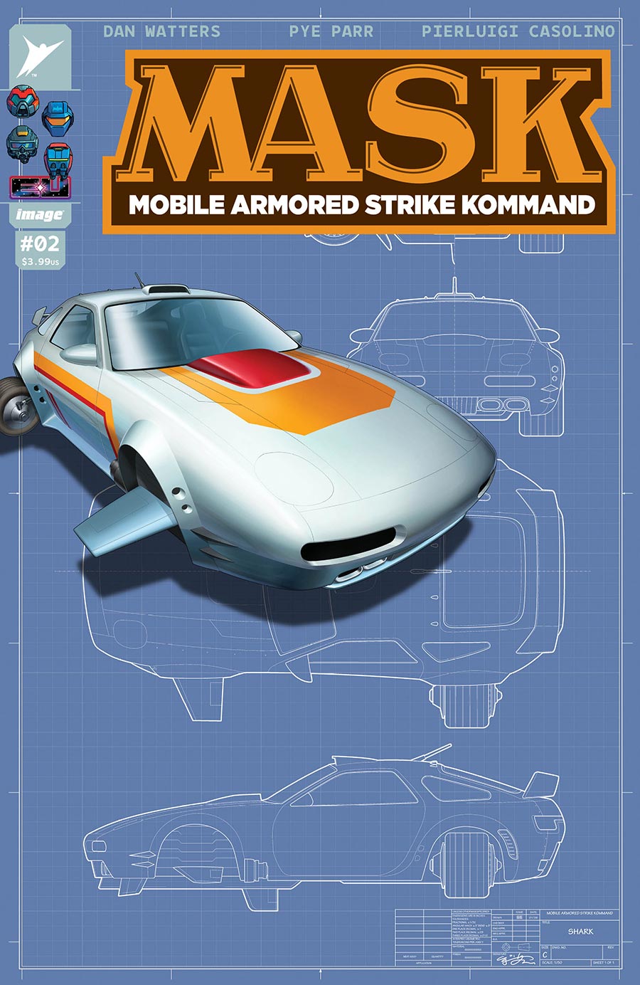 M.A.S.K. Vol 3 #2 Cover E Incentive EJ Su Variant Cover (Energon Universe)