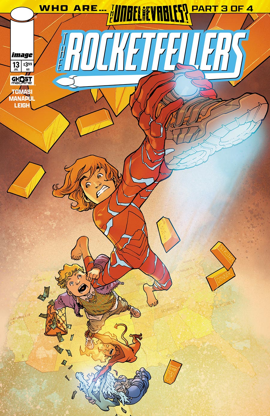 Rocketfellers #13 Cover A Regular Francis Manapul Cover (The Unbelievables Part 3)