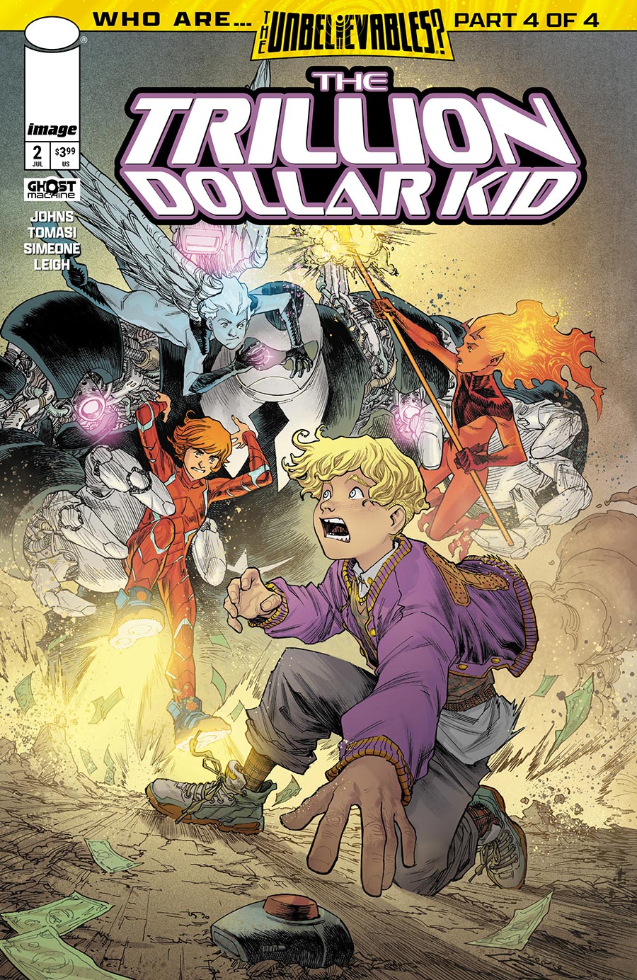 Trillion Dollar Kid #2 Cover A Regular Francis Manapul Cover (The Unbelievables Part 4)