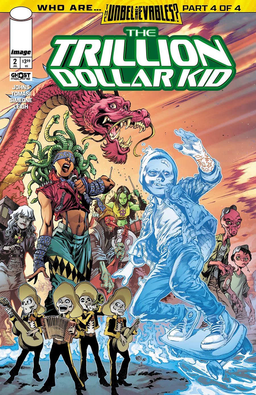 Trillion Dollar Kid #2 Cover B Variant Ivan Reis Danny Miki & Brad Anderson Cover (The Unbelievables Part 4)