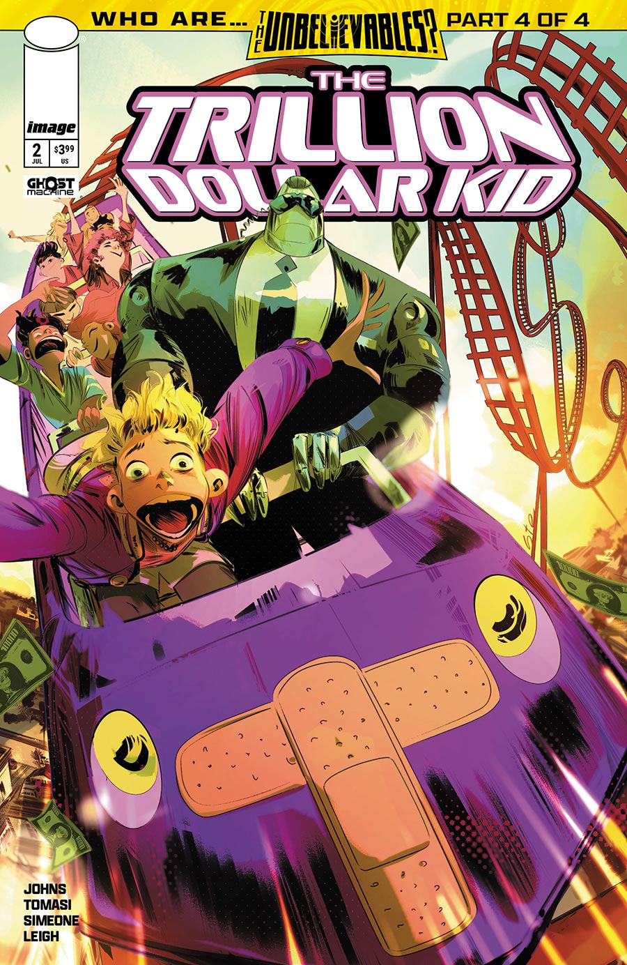 Trillion Dollar Kid #2 Cover C Variant Stefano Simeone Cover (The Unbelievables Part 4)
