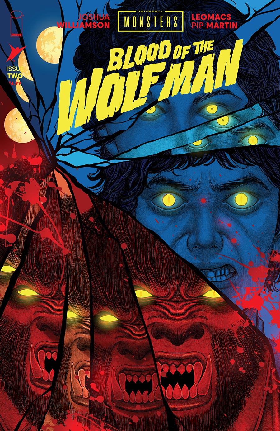 Universal Monsters Blood Of The Wolf Man #2 Cover E Incentive Luana Vecchio Variant Cover