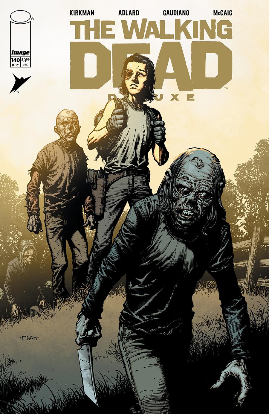 Walking Dead Deluxe #140 Cover A Regular David Finch & Dave McCaig Cover