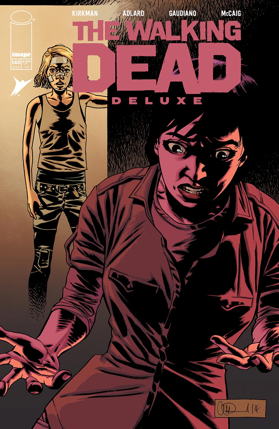 Walking Dead Deluxe #140 Cover B Variant Charlie Adlard & Dave McCaig Cover