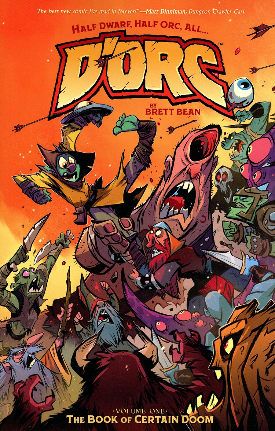 Dorc Vol 1 The Book Of Certain Doom TP Direct Market Brett Bean Group Fight Variant Cover