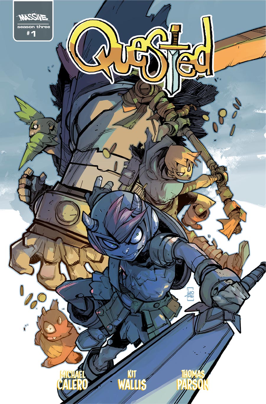 Quested Season 3 #1 Cover E Variant Ludo Lullabi Foil Cover