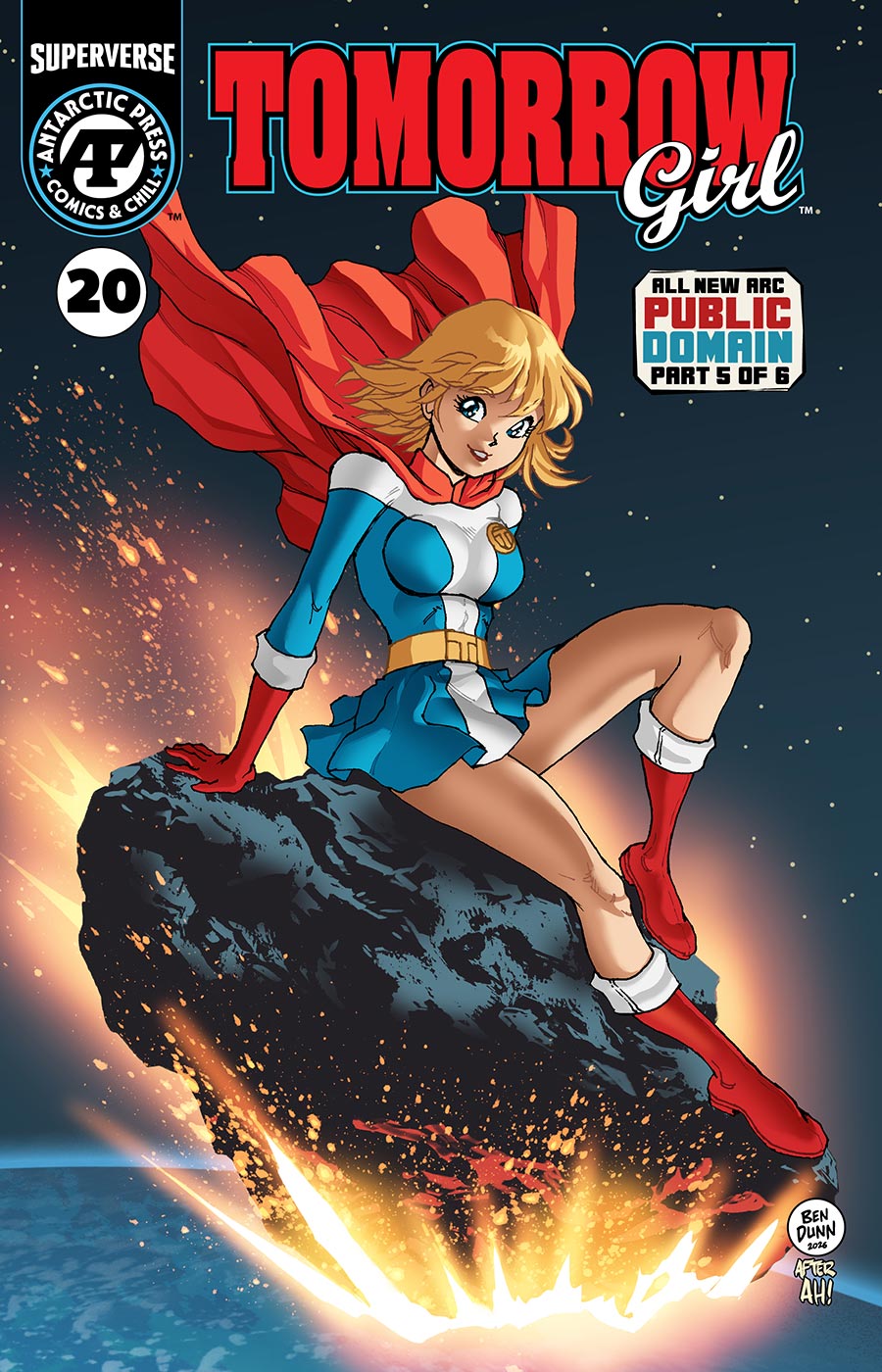 Tomorrow Girl #20 Cover B Variant Ben Dunn Cover