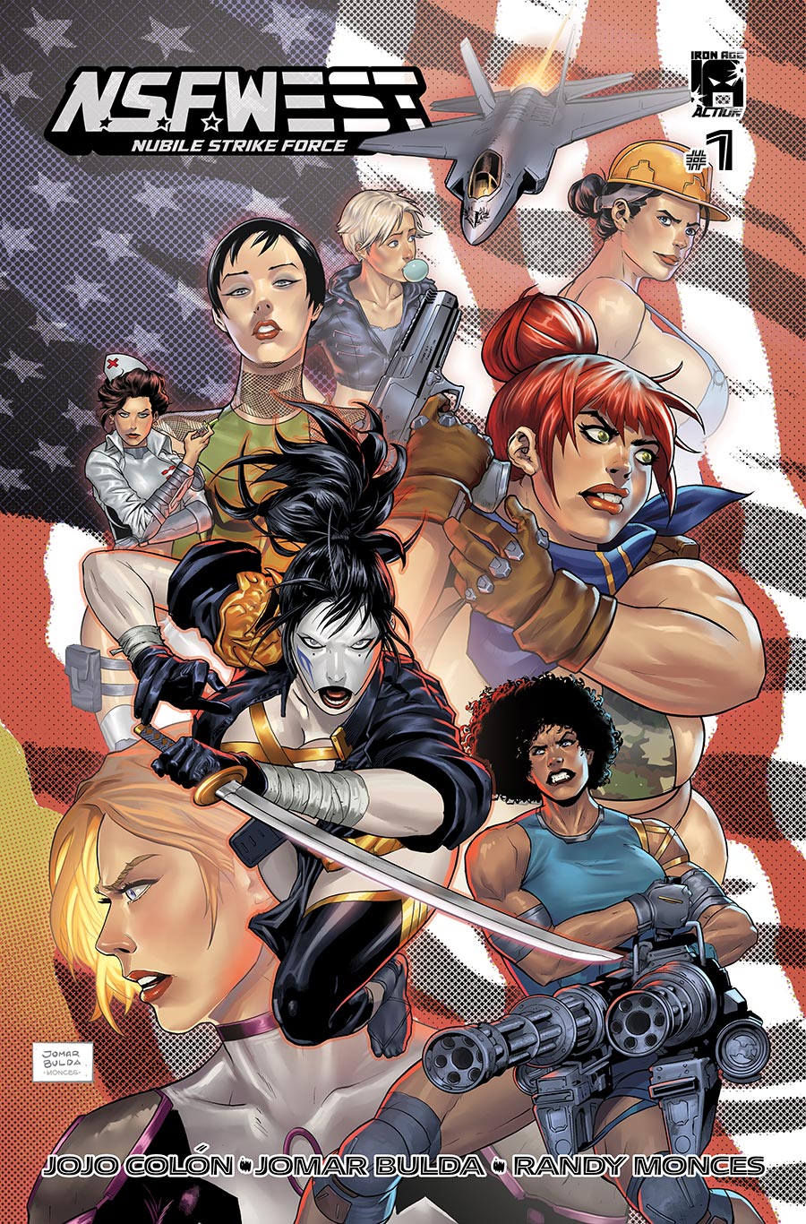 N.S.F.West #1 Cover A Regular Jomar Bulda Go Team Cover