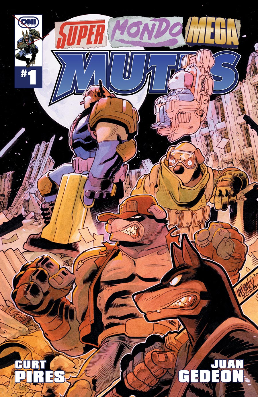 Super Mondo Mega Mutts #1 Cover D Variant David Lafuente Cover