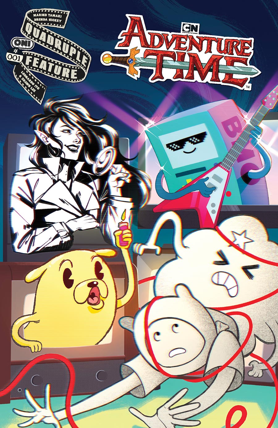 Adventure Time Quadruple Feature #1 Cover E Incentive Jaki King Variant Cover