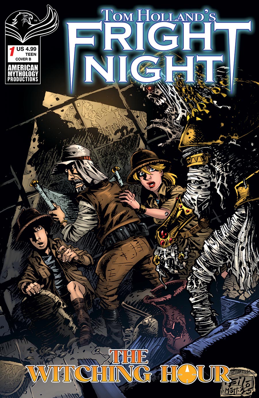 Tom Hollands Fright Night The Witching Hour #1 Cover B Variant Neil Vokes Cover