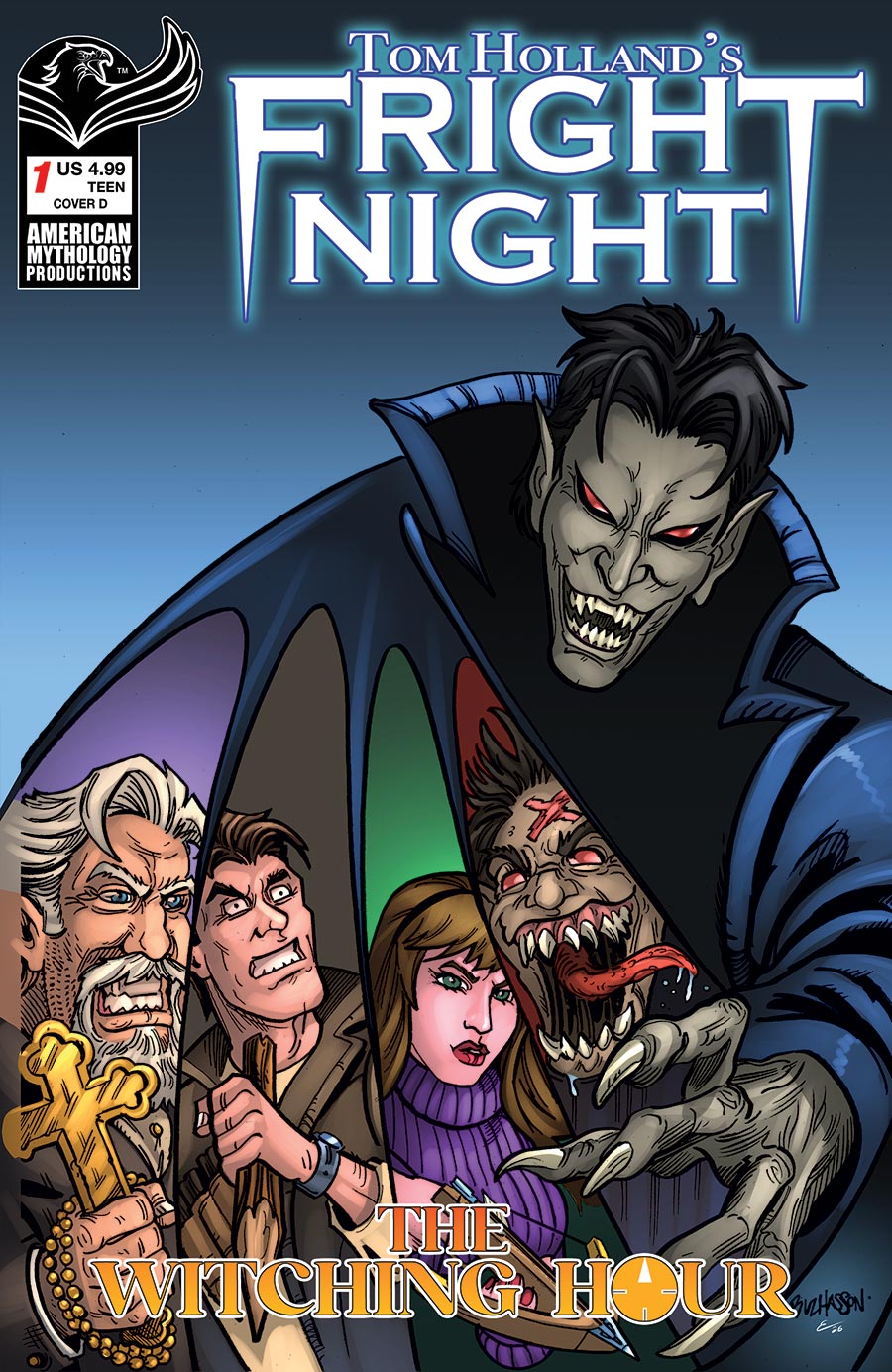 Tom Hollands Fright Night The Witching Hour #1 Cover D Variant Buz Hasson Cover