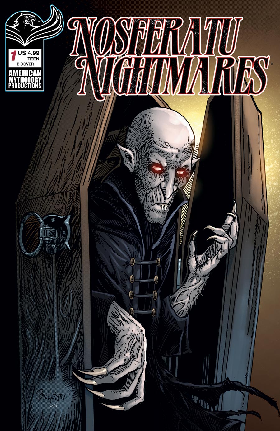 Nosferatu Nightmares #1 Cover B Variant Buz Hasson Cover