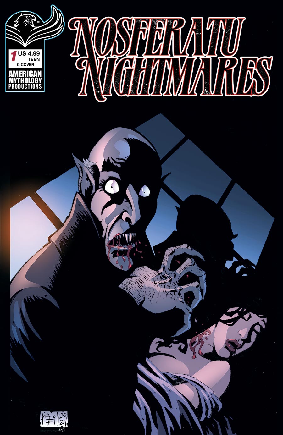 Nosferatu Nightmares #1 Cover C Variant Neil Vokes Cover