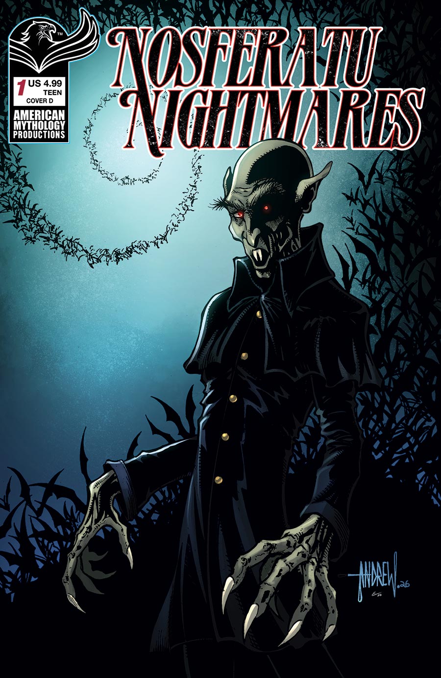 Nosferatu Nightmares #1 Cover D Variant Andrew Mangum Cover