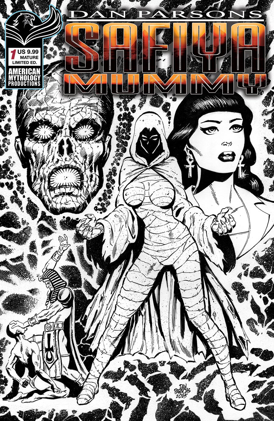Dan Parsons Safiya Mummy #1 Cover C Limited Edition Dan Parsons Variant Cover