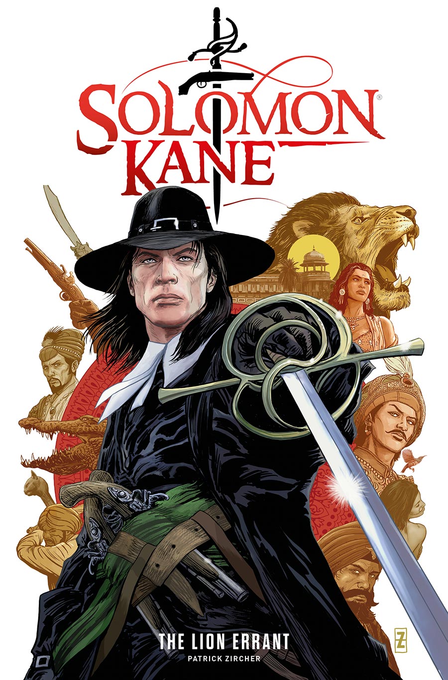 Solomon Kane The Lion Errant #1 Cover F Variant Patrick Zircher Foil Cover