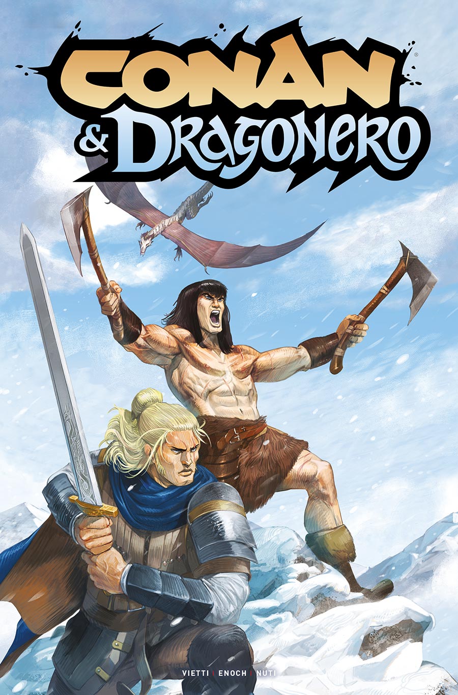 Conan & Dragonero #3 Cover B Variant Lorenzo Nuti Cover