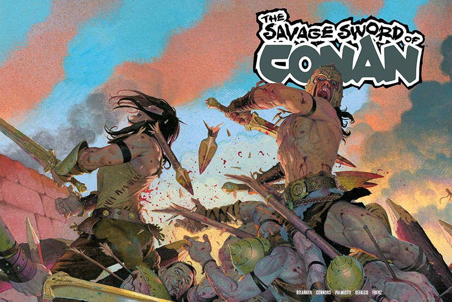 Savage Sword Of Conan Vol 2 #15 Cover D Variant Esad Ribic Wraparound Card Stock Cover